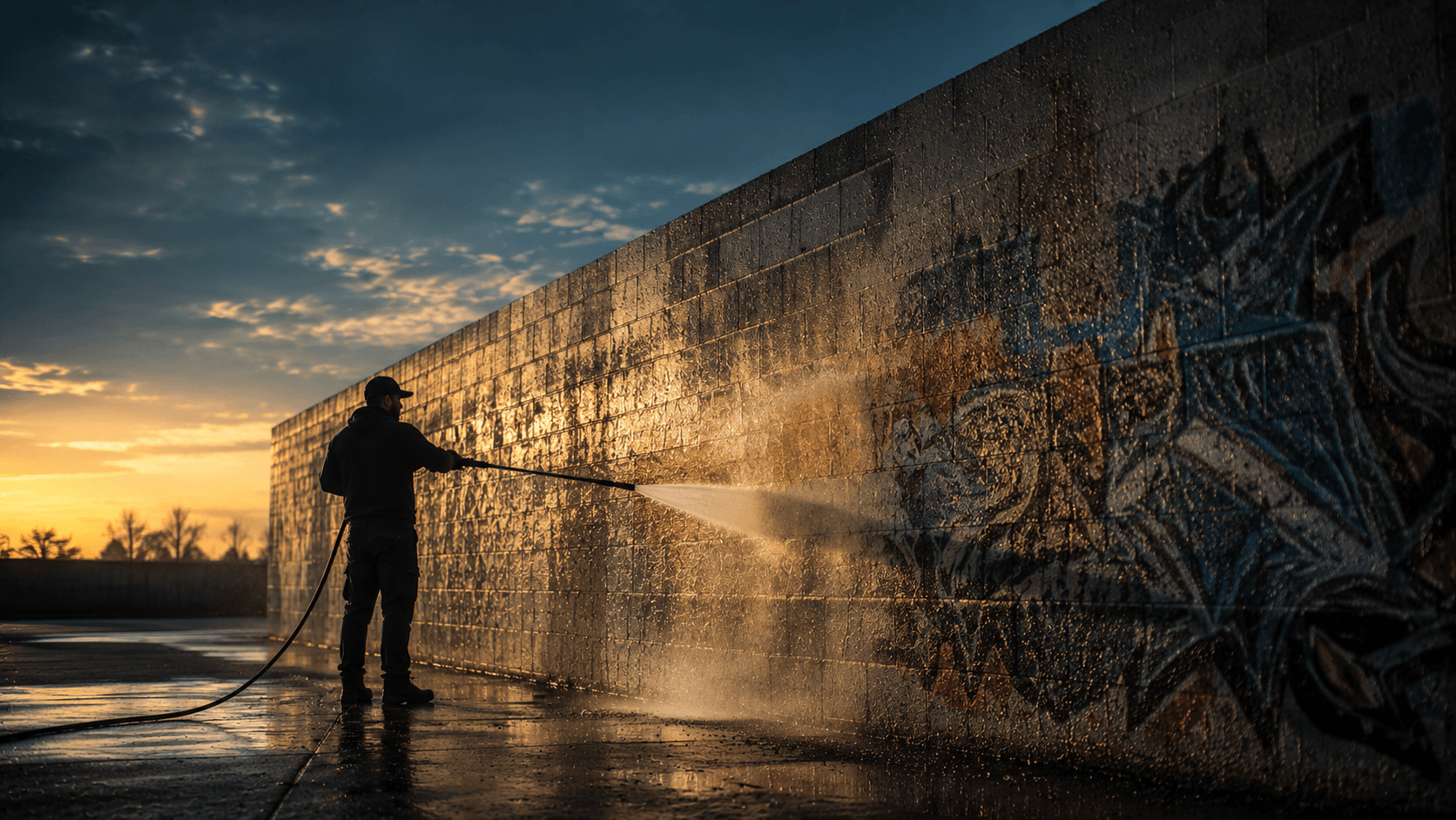 Graffiti Removal — Minova Contracting